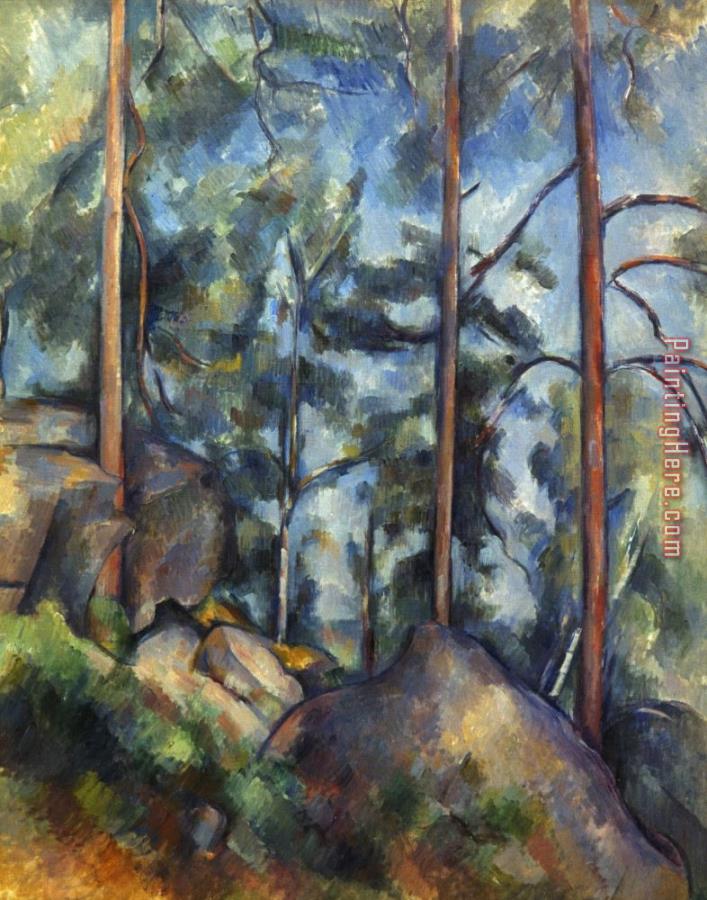 Paul Cezanne Cezanne Pines 1896 99